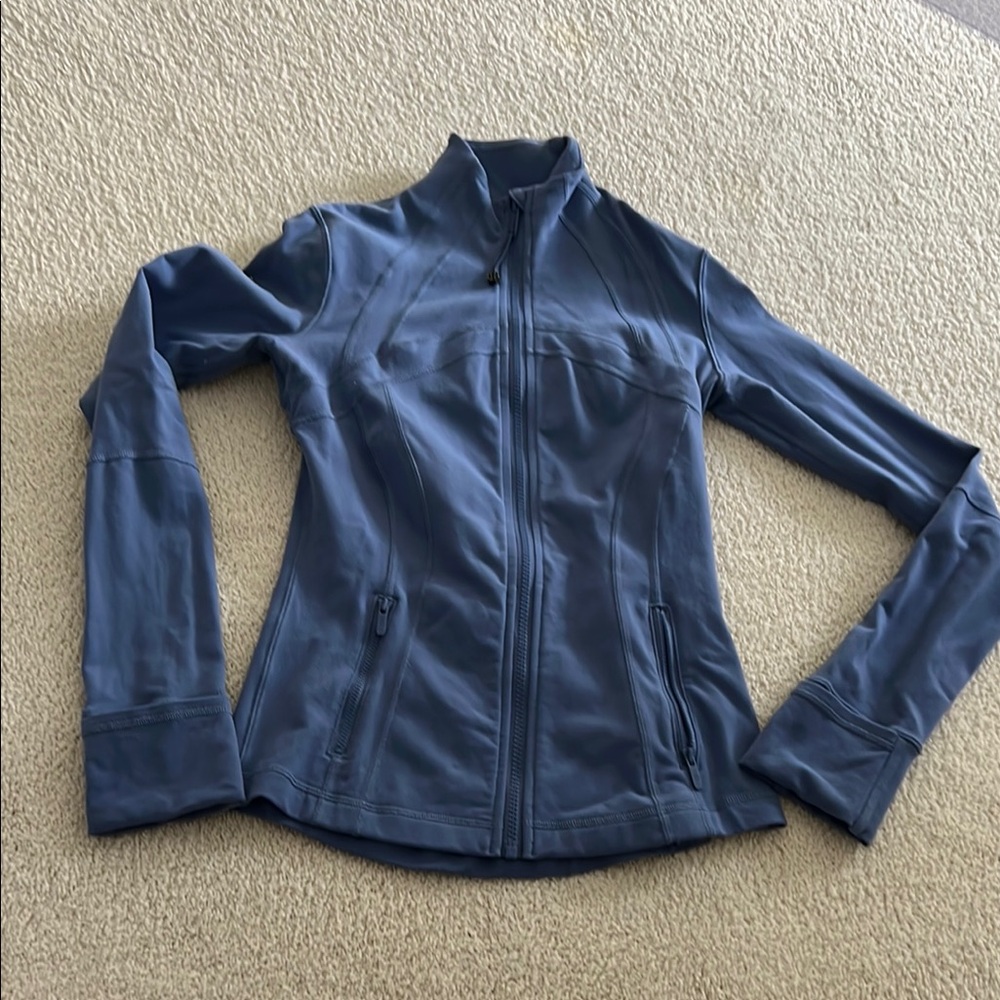 Lululemon Athletica Blue Utility Jacket with Performance Fabric